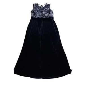 Night Way Women's Sleeveless A-Line Lace Formal Dress Black (Plus Size: 16W) NWT